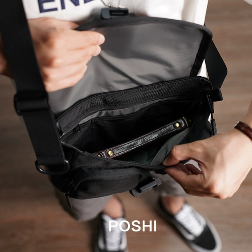 Кордура Кордура Баллистическая нейлонская нейлонская мужская и женская маленькая рюкзак скрипок магнитная пряжка антитефта