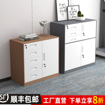 Office Filing Cabinet Sheet Iron Household Short Cabinet Tool Lockers Drawers With Lock Small Cabinet Miscellaneous Containing Cabinet