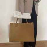 Модный портативный брендовый шоппер, демисезонная универсальная вместительная и большая сумка на одно плечо, Южная Корея