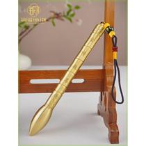 Wenchang pen ornaments with inscribed gold medals pure copper Wenchang pen small pendants champion 2024 Wenchang pen holder with Wenchang tower