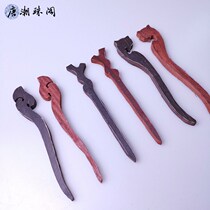 diy handmade hairpin Semi-finished Peach Wood Purple Light Sandalwood Red Sandalwood Stock Homemade Hairpin Raw Material Engraving Wood