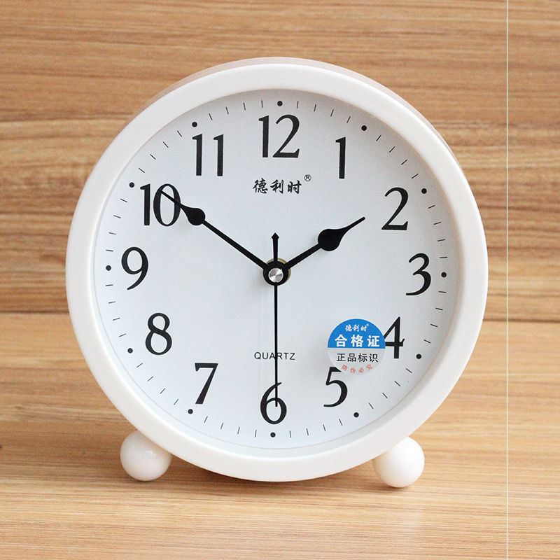 New Minima Modern Seat Clock Home time Living room New desktop seat bell and watch large number muted swing piece bedroom