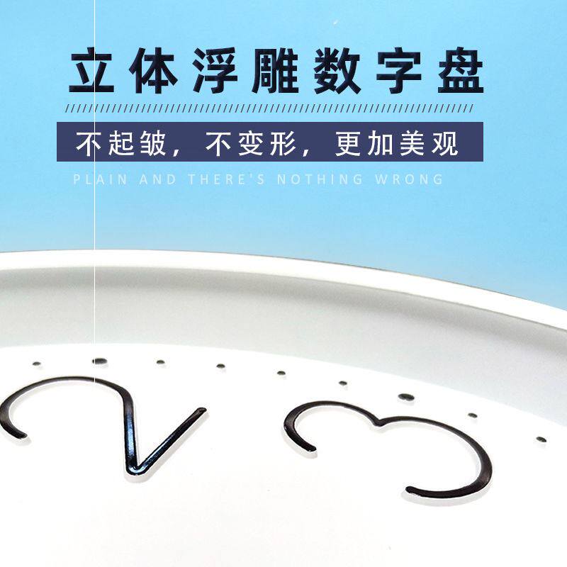 New Watch Bedroom Living Room Hanging Clock Fashion Mute Mesh Red Creativity Free Punch New Minimalist Home Table Hanging Wall