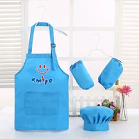 Небо синее смайливое лицо (фартук + шляпа + рукав)