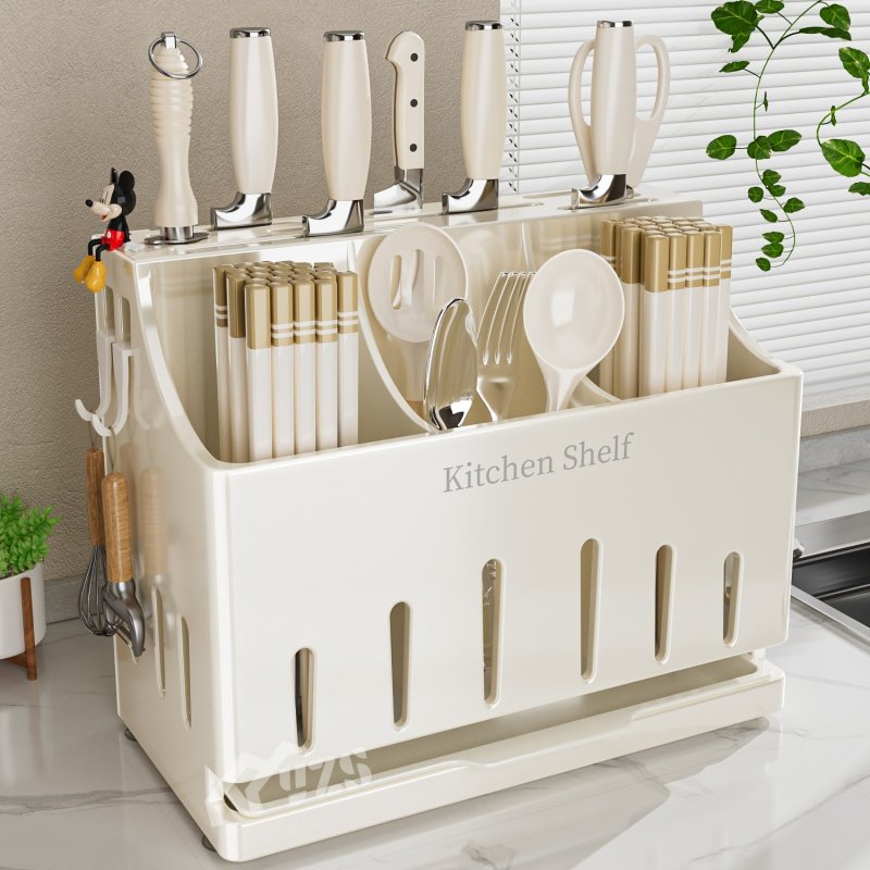 Stainless steel knife holder chopsticks and cage box integrated