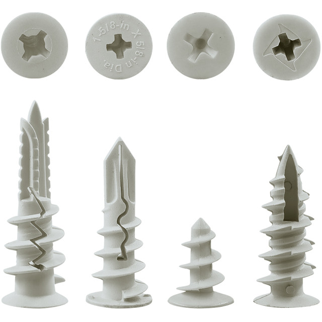 Biaojie gypsum board expansion screw screw screw-in paper gypsum board special expansion rubber plug Curtain installation
