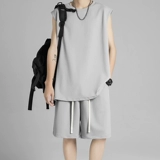 Warrior, мужской шелковый летний тонкий быстросохнущий жилет без рукавов, спортивный баскетбольный комплект для спортзала, короткий рукав