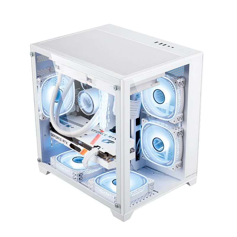 [Sea -view room water cold] desktop computer host full set of i7/3060/3070 independent display high -end i5 e -sports game office all -in -one machine eating chicken live white assembly machine