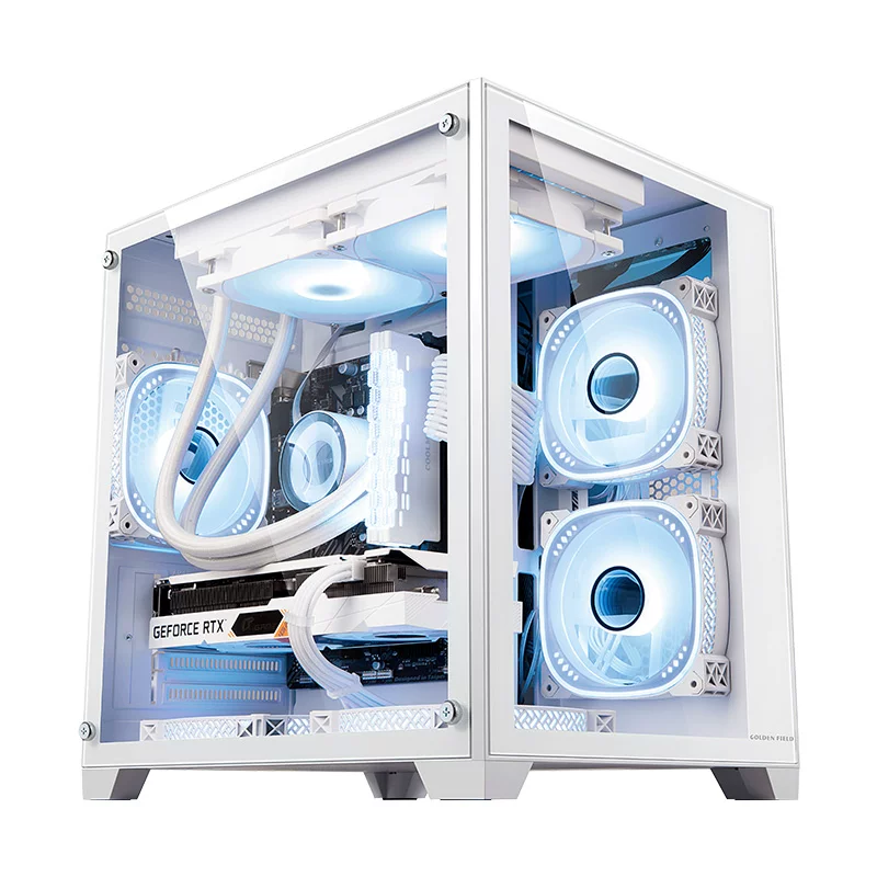 [Sea -view room water cold] desktop computer host full set of i7/3060/3070 independent display high -end i5 e -sports game office all -in -one machine eating chicken live white assembly machine