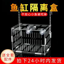 Fish tank isolation box guppy breeding box turtle seedling small fish fry baby fish delivery room acrylic incubation box customization