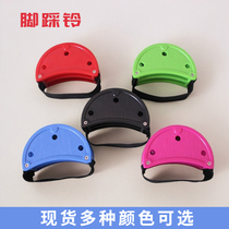 Foot rattle cajon drum cajon accompaniment folk guitar playing and singing African tambourine macro drum foot bell foot bell accessories