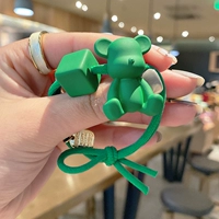 Зеленый, с медвежатами