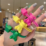 Южнокорейский модный милый флуоресцентный товар, аксессуары, с медвежатами, японские и корейские