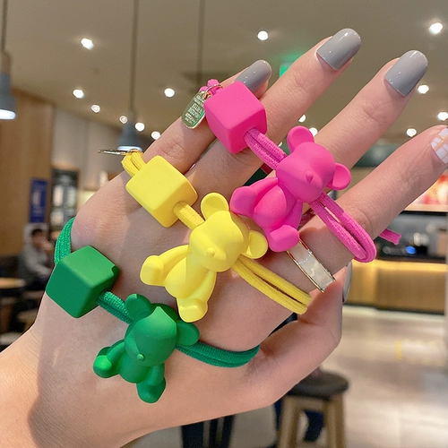 Южнокорейский модный милый флуоресцентный товар, аксессуары, с медвежатами, японские и корейские