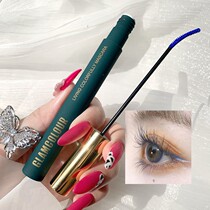 Magic color mascara waterproof fiber long roll up slim brush head extremely fine without fainting and lasting lengthened encrypted beating base cream