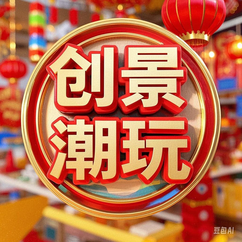 创景潮玩雕塑的LOGO