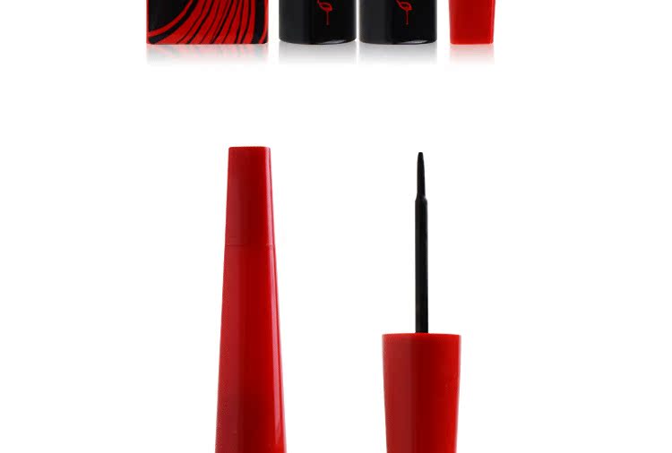 Flamingo Rock Queen Cool Black Eyeliner 4ml Flamingo Waterproof Quick Dry Lasting Not Bleaching Bút kẻ mắt - Bút kẻ mắt kẻ mắt mac