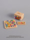 Mini Digital Animal Alphabet Puzzle Simulation Dollhouse Scene Decoration Puzzle Model Props Food Play Small Toys