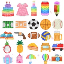 Letter Pop It Fidget Toys Hands Popins Simple e Squeeze