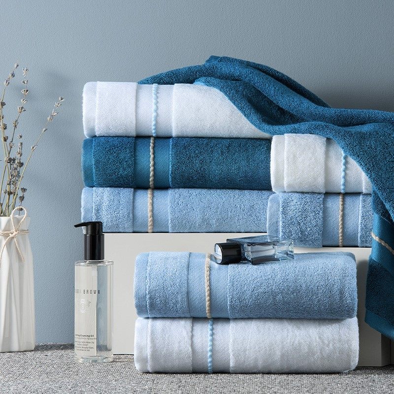 Towel Male Abstinence 5 Star Hotel Special Bath Towels Pure Cotton Wash Face Home One Loaded High-end Bamboo Fiber