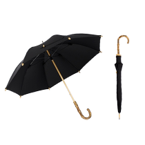 Japan Mamoru natural bamboo curved handle umbrella mens large manual sunny and rainy umbrella reinforced and thickened 3446