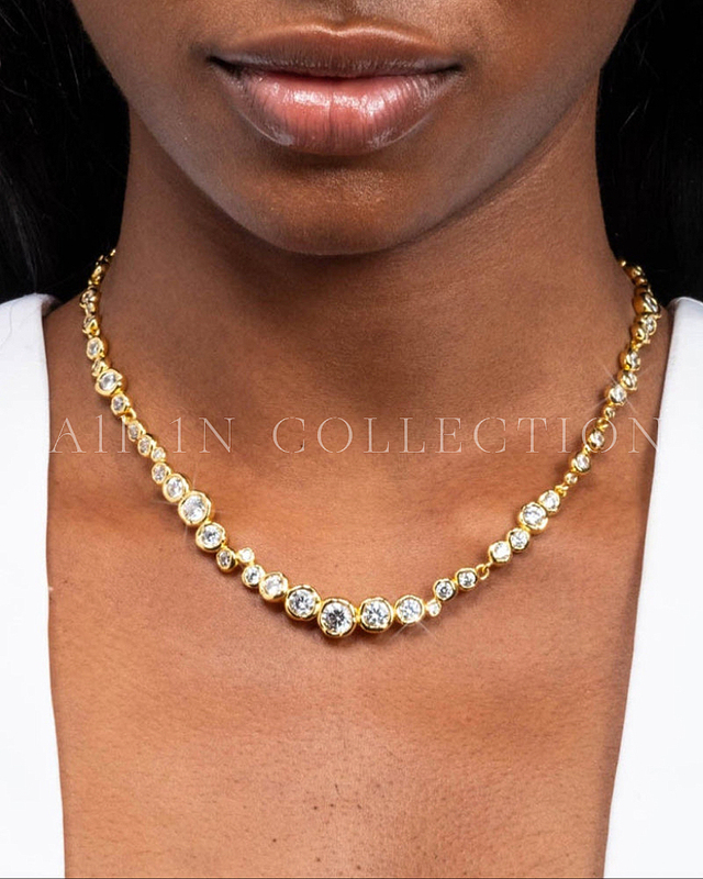 All1N*Alexisbittar Muse Necklace·Beautiful and Luxurious Upper East Side Big-Name Genius Clavicle Chain All1N*Alexisbittar Muse Necklace·Beautiful and Luxurious Upper East Side Big-Name Genius Clavicle Chain