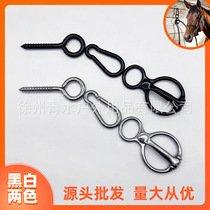 Stainless steel horse tether buckle Amazon cross-border best-selling horse supplies stable horse tether buckle simple rope buckle