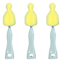 Baby bottle nipple brush sponge brush cleaning brush water cup baby wide standard caliber nipple brush cleaning bottle brush