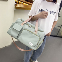 Travel bag Female hand large capacity Male waterproof light to be produced short walk out travel bag student luggage bag