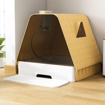 New cat litter box fully enclosed extra-large deodorant extra-large cat toilet drawer-type cat litter box anti-splash
