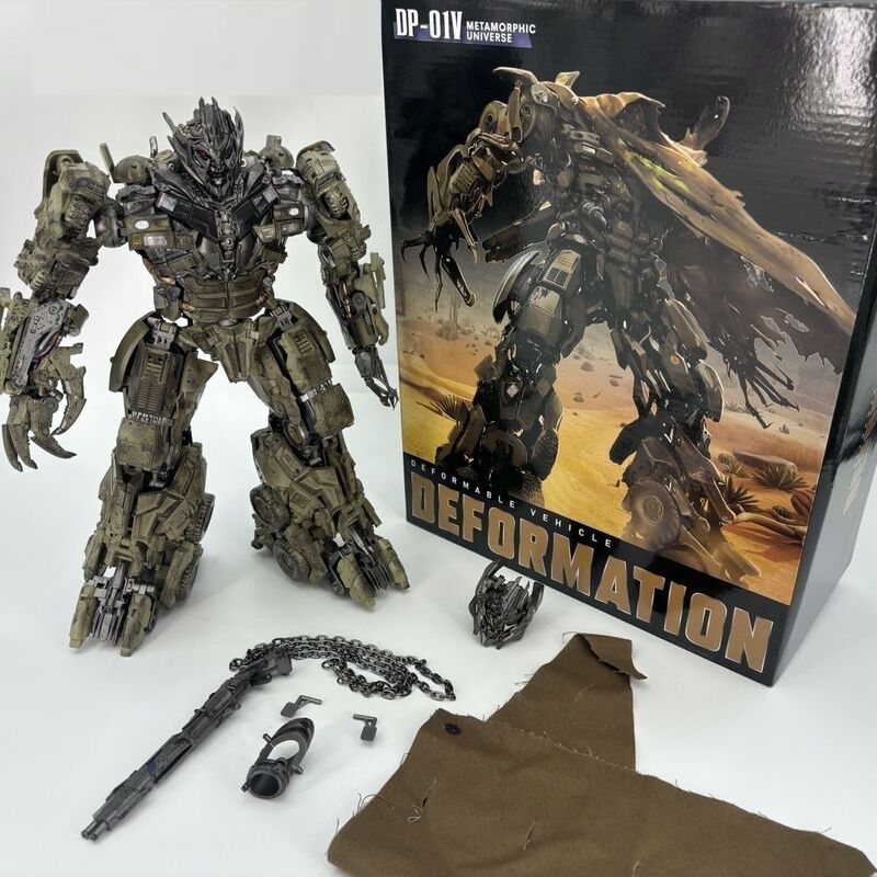 Dp01V+ Oil Tanker Full Paint Edition Yellow-Green Optimus Prime Movie Version Biaotian Autobot Transforming Toy Dp01V+ Oil Tanker Full Paint Edition Yellow-Green Optimus Prime Movie Version Biaotian Autobot Transforming Toy