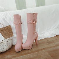 Розовый, утепленный, 8 см