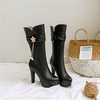 Черный, утепленный, 8 см