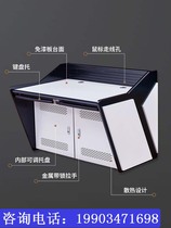 5-link Dispatcher Station Monitoring Operation Table Triple Duplex Customized Computer Room Command Center Console Platform Table