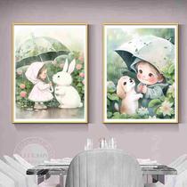 Internet celebrity popular factory Douyin Kuaishou live broadcast cross stitch 2023 new embroidery handmade self-embroidery rabbit puppy