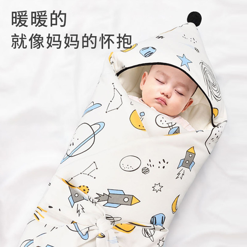 0-3 month baby blanket newborn winter cotton autumn 10-11 month newborn blanket bath towel dual-use thick section