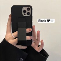 Ins minimalist cool black bracket is suitable for iPhone13promax Apple 12 mobile phone case 11 niche xs xr new
