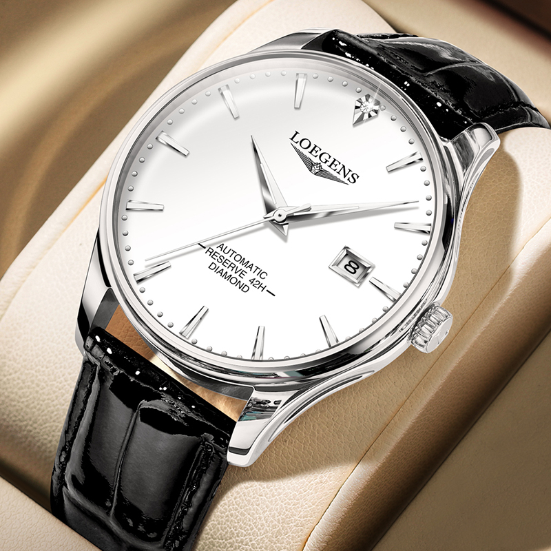 Swiss Genuine Surfing Musician Watch Men's Mechanical Watch Fully Automatic Waterproof Luminous Ultra-Thin Suitable for Business Men's Watches
