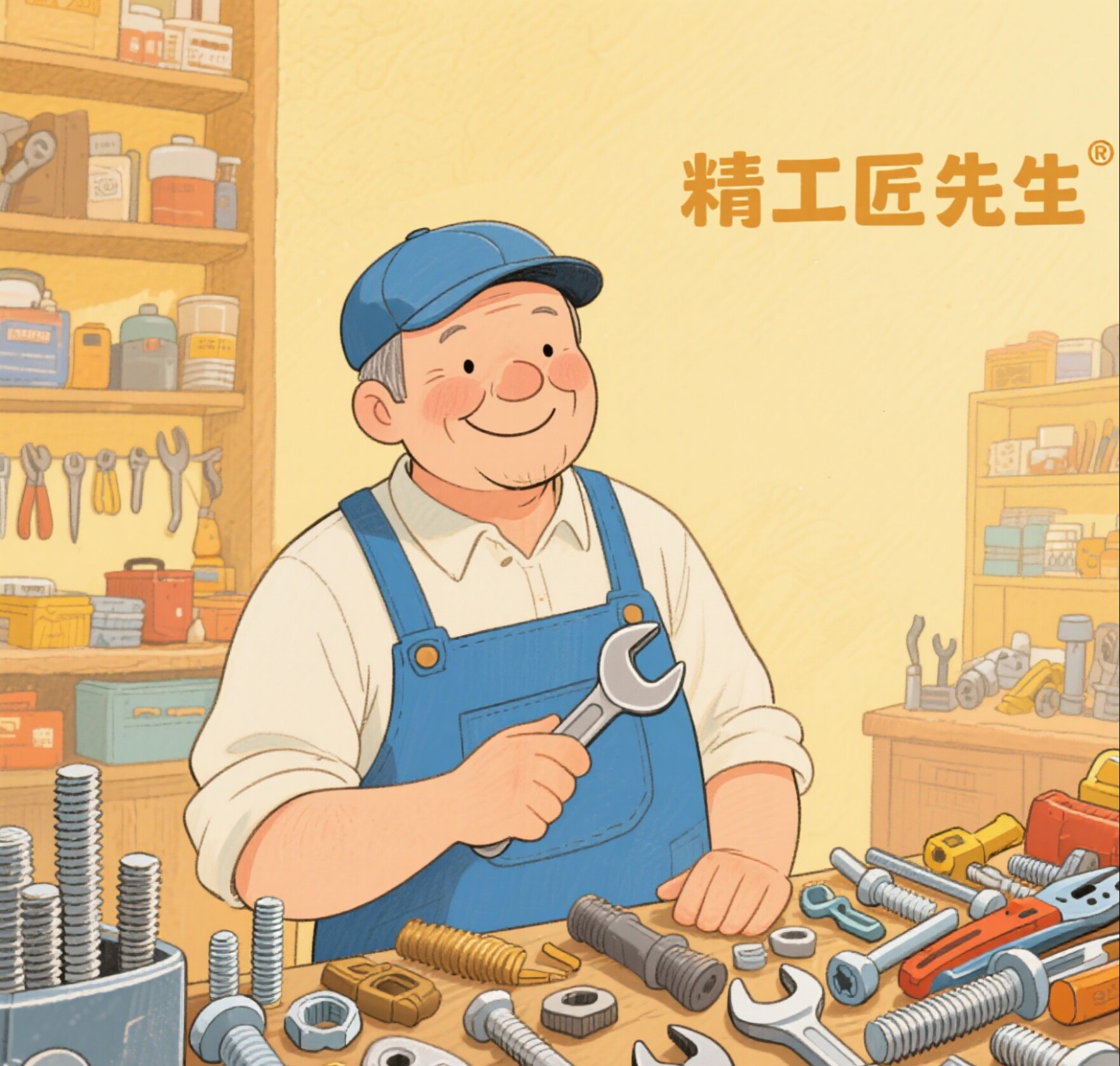 精工匠先生的LOGO