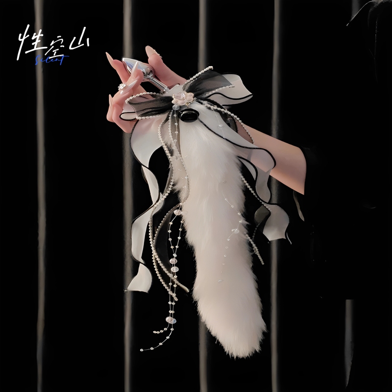 【Sexual Innocence】Atmospheric and Alluring Little Fox Tail, Cute Plush Detachable Couple's Date Cos Prop