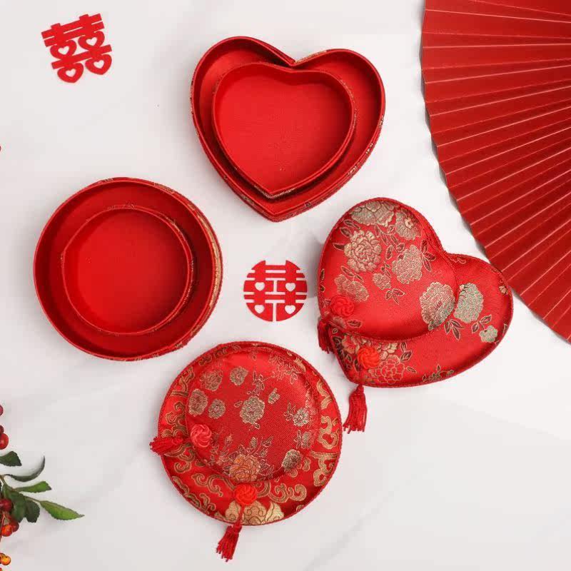 Needle Wire Box High Quality Needle Wire Box Wedding Dowry Wedding Bride Big Red Escort Suit Home Upscale Woman