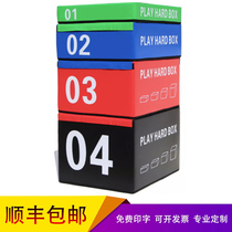 Box jumping explosive power vaulting gymnastics childrens physical fitness training equipment jumping bench four-in-one high jump