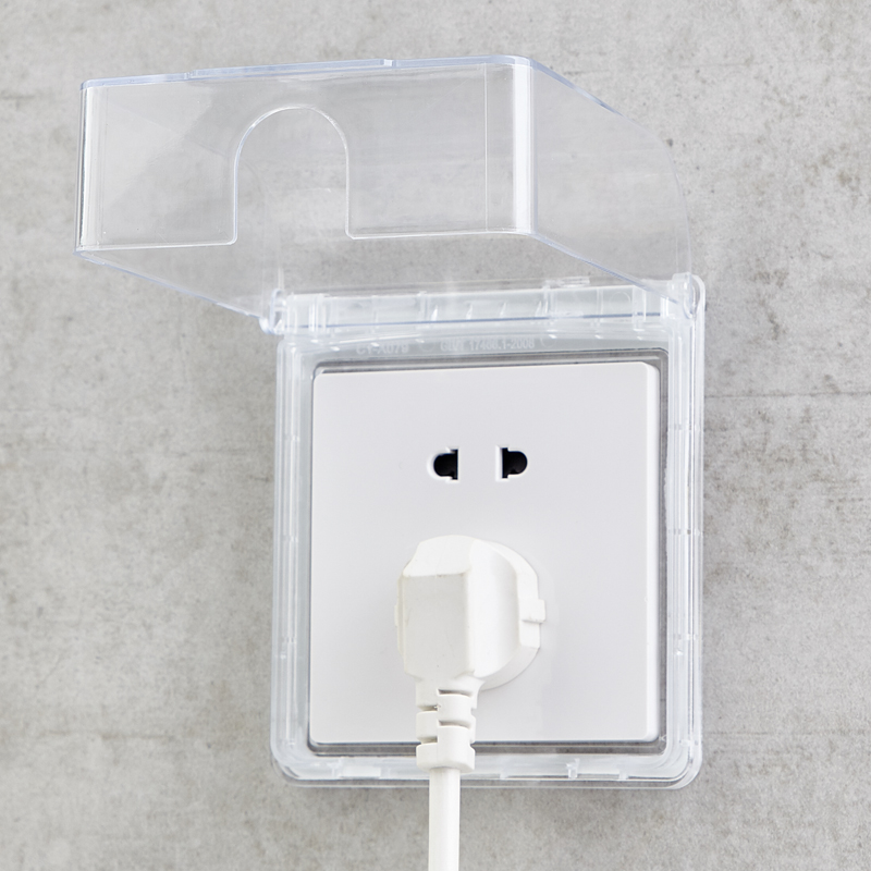 Socket waterproof cover cover box paste bathroom waterproof box 86 type self-adhesive switch protective cover protective waterproof box
