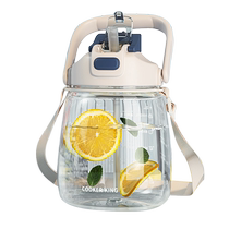 tritan large capacity water glass female new 2023 children plastic sports kettle summer straw cup big belly cup
