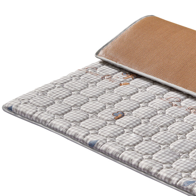 ຫໍພັກນັກສຶກສາ Mattress single summer q double-use simple floor folding tatami lazy cute mat hard.