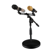 One for two one for four desktop microphone stand double head four head desktop microphone stand conference speech professional microphone stand