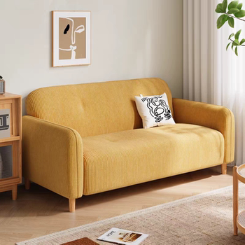 2025 fresh cream style small apartment sofa living room balcony bedroom apartment corduroy fabric double small sofa 2025 fresh cream style small apartment sofa living room balcony bedroom apartment corduroy fabric double small sofa