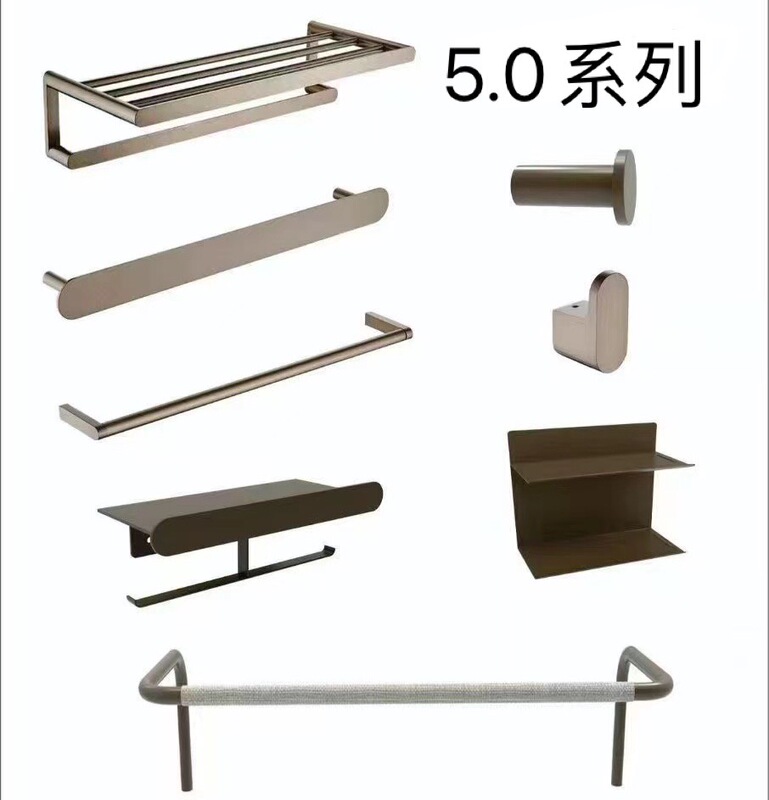 All-Season 5.0 Same Style Stainless Steel Coffee-Colored Towel Rack, Clothes Hanger, Paper Towel Holder, Cup Holder, Clothes Hook, Bath Towel Rod, Towel Bar All-Season 5.0 Same Style Stainless Steel Coffee-Colored Towel Rack, Clothes Hanger, Paper Towel Holder, Cup Holder, Clothes Hook, Bath Towel Rod, Towel Bar