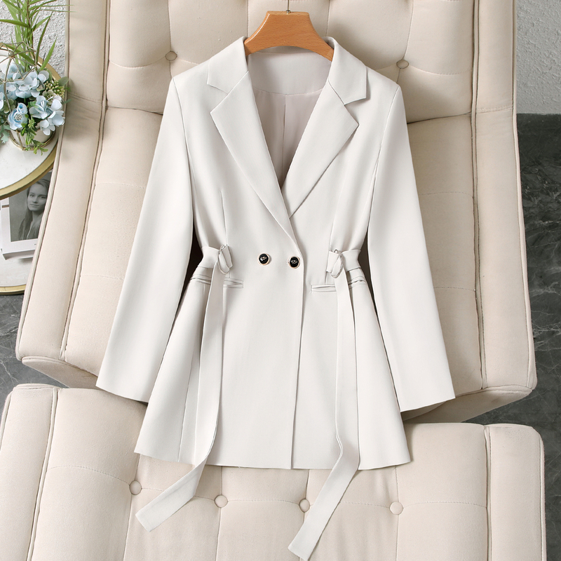 2026 Spring New Women's Blazer Fashionable Professional Casual Slim Fit Regular Shoulder Blazer with Lining
