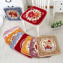 Winter Suede Chair Cushion Fart Cushion Sofa Cushion Home Dining Table Chair Cushion Office Stool Mat Non-slip Custom